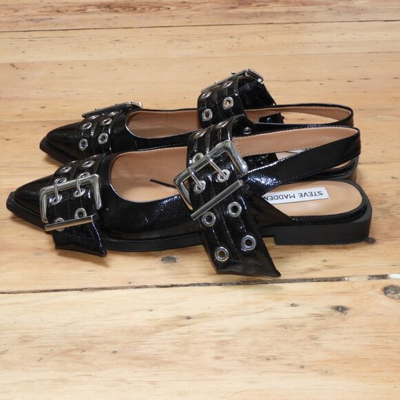 Steve Madden Buckle Flats - Picture 4 of 4